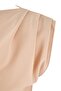 Taş  Büzgü/Drape Detaylı Dökümlü Asimetrik Yaka Örme Bluz TBBSS25AF00119 - 6
