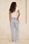 Açık Mavi Yüksek Bel Geniş Paça Wide Leg Jeans TWOSS26JE00044 - 4