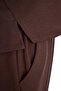 Kahverengi Oversize Dikiş Detaylı Dar Paça Soft/Yumuşak Dokunuşlu Örme Alt-Üst Takım TWOSS26AU00036 - 6