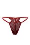 Bordo Puantiye Tül Dantel ve Çapraz Bağlama Detaylı Babydoll/Fantezi Gecelik THMSS26LL00006 - 9