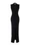 Siyah Shift/Düz Kesim Maxi Örme Abiye & Mezuniyet Elbisesi TPRSS26AE00011 - 6