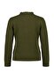 Khaki Collar Detailed Soft Textured Knitwear Sweater Tbbaw26An00080 - 11
