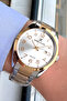 Men's Wristwatch 3 ATM Waterproof Silver Color Steel Strap DKE2134C4 - 6