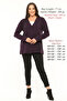 Knitwear Large Size Glittery Women's Medium Thick Mother Purple Cardigan - 3