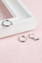 Steel Invoiced Earrings, Guaranteed to Not Fade Color - 3