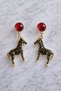 Wild Charm Zebra Earrings - 3
