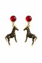 Wild Charm Zebra Earrings