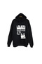 Naruto - Sasuke Uchiha - Anime Printed Unisex 100% Cotton Hooded Black Sweatshirt