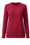Round Neck Single Knitwear Blouse / Burgundy - 6