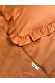 Double Frilled 100% Natural Cotton 4 Piece Duvet Cover Set - 2