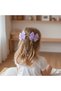 Bow sequin tulle beaded stone hair clip accessory gift for women, girls, children, and babies - 4