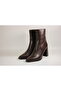 Genuine Leather Very High Quality and Stylish Heeled Boots - 4