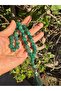 Natural Green Agate Prayer Tasbih with Tassel, 33 Beads, 10mm - 4
