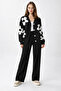 Floral Cotton Knit Top and Bottom Set