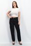 Women Regular Fit High Waist Non-Stretchable Denim Jeans, Black - 3