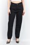 Women Regular Fit High Waist Non-Stretchable Denim Jeans, Black
