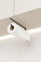 Towel Holder Napkin Rack Hanger Bathroom Kitchen Organizer Paper Roll Towel Rack Practical Black Roll - 5