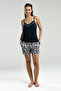Women's Navy Blue Dressing Gown Suit - 4