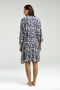 Women's Navy Blue Dressing Gown Suit - 5