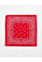 Red Unisex Patterned Bandana Cd136 - 2