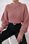BALLOON SLEEVE WOMEN'S SWEATER - 2
