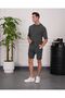 Men's Smoked Crinkle Fabric Cotton Bottom + Top Set - 2