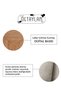 Digital Non-Slip Washable Oval Taupe Beige Living Room Rug Kitchen Rug Corridor Rug Runner Rug - 4