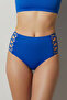 63047 Cobalt Blue High Waist Bikini Bottom