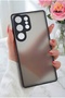 Galaxy S25 Ultra Case Matte Anti-Fingerprint Camera Protected Hard Silicone Cover with Colorful Buttons