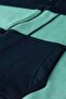Unisex Color Blocked Hooded Zipper Sweatshirt 100% Cotton Kangaroo Pocket Design Sweatshirt - 7