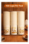 Disposable Paper Tea Cups – 100 Pieces Pack - 2
