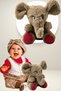 Plush Baby Elephant Toy 22 cm – Soft Plush Sleeping Companion – Cute Elephant - 3
