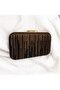 Elegant and Stylish Black and Copper Wire Embellished Bag - Handcrafted, with Chain, Suede Fabric