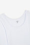 Women's Oval Neck Long Sleeve Basic Cotton Blouse White - 2