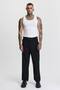 Premium Ribbed Slim Fit White Stretchy Men's Sports Tank Top - 5