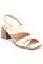 Polmier Genuine Leather Comfort Orthopedic Women's Sandals Beige - 3
