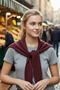 Women's Sweater-Looking Knitwear Shawl |   Tie-Up Casual Selection
