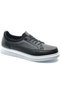 Özçatal 586 Genuine Leather 45-46-47 Number Special Production Men's Casual Shoes Black-White - 3