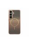 Samsung Galaxy S24 Fe Compatible Case Vionix M-Safe Silicone Case Brown