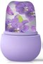 2-in-1 Facial Ice Roller & Paw Massager Set, Purple Floral Design Skincare Tool - 7