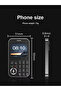 Feature Phone Speed Dial Keyboard Dual SIM Card Mini Phone - 3