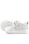 Sonic White Anatomical Genuine Leather Baby Sneakers - Velcro Sports Shoes - 6
