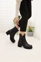 Genuine Leather Women's Boots Dc2558 - 5