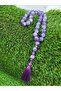 Natural Amethyst Tasbih Prayer Beads Misbaha ,33 beads, 10mm - 7