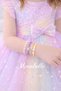 Girl's Colorful Elastic Bracelet Set – Set of 4 with Star & Smile Figures - 3