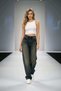 Baggy Jeans Buckle Detailed Blue Top Green Tint Chemical Super High Waist Lycra Free