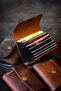 Genuine Leather Card Holder Wallet with Accordion Compartment Unisex - 6