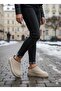 Women's Luxury Suede Fur-Lined Winter Slippers Shoes - 6