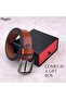 Genuine Leather Belt Men - Semi-Casual Men's Belts - Black & Brown Men’s Leather Belt for Men - 4