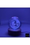 3D Lighted Glass Globe – Color Changing Led Night Light - 3